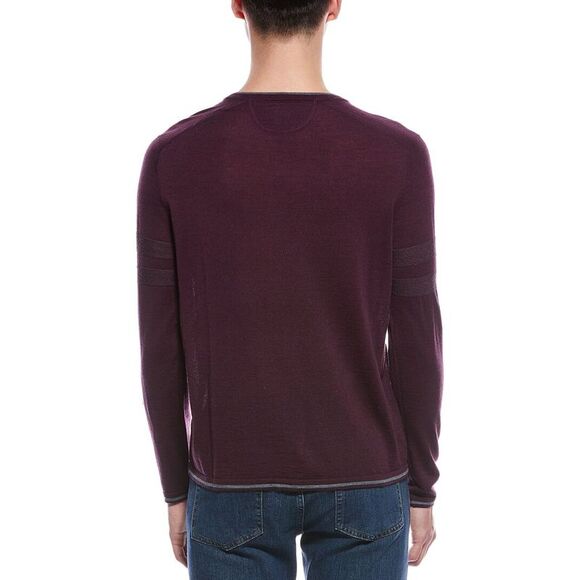 Raffi MensWool-Blend Venley Shirt, Purple